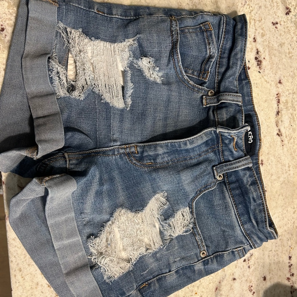 Aeropostale High Waisted Jean Shorts Size 6